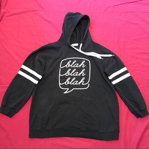 Blah blah blah hoodie sweatshirt
